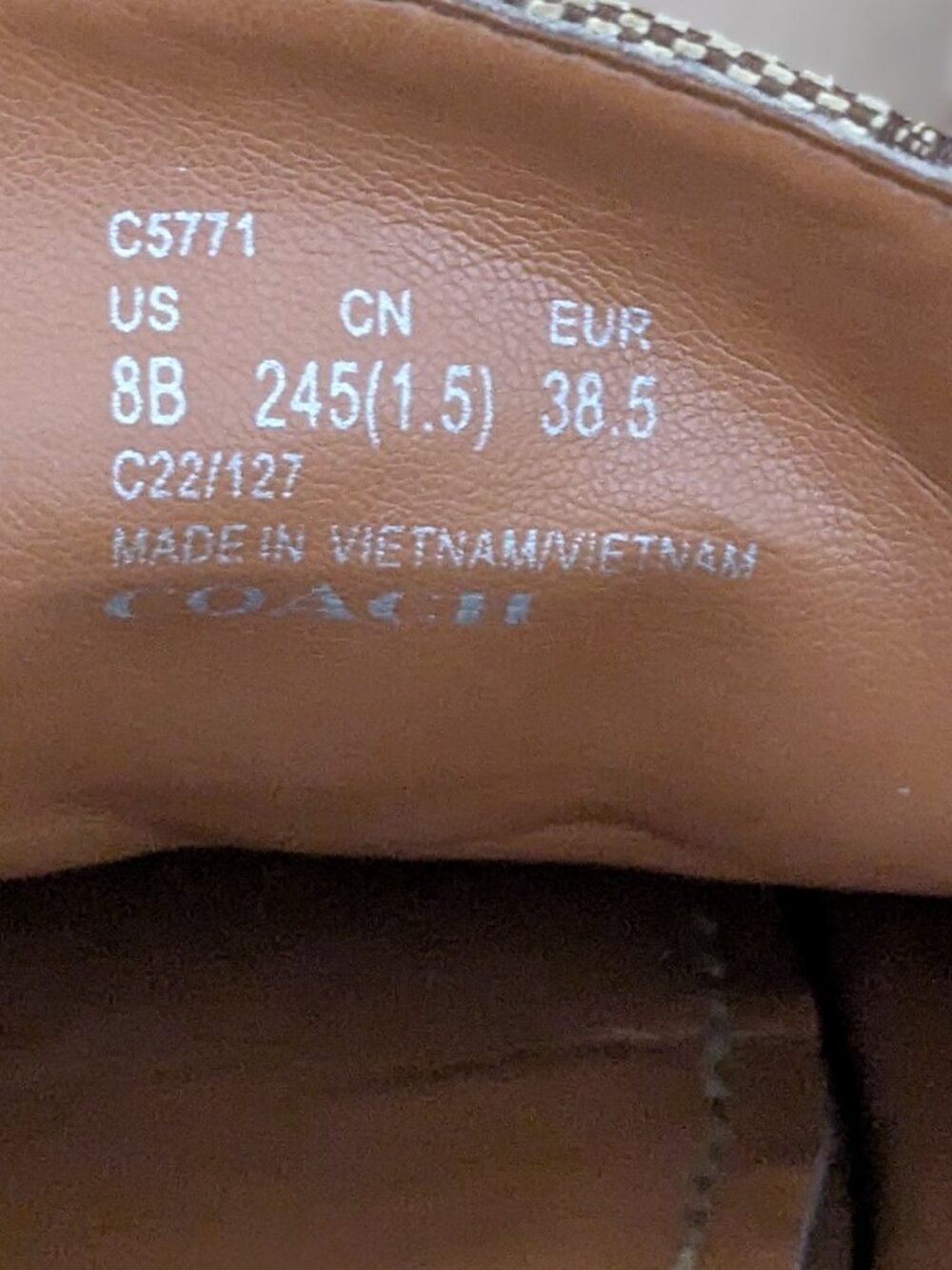 Coach Sienna Beige Canvas Signature Horsebit Backless Mules 8B Brown - Picture 11 of 16